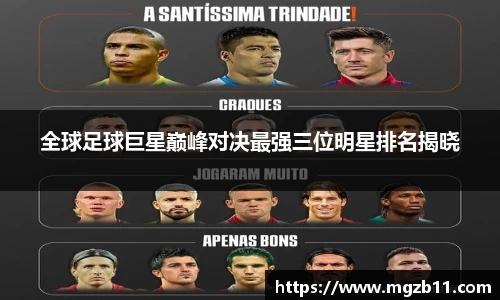 全球足球巨星巅峰对决最强三位明星排名揭晓